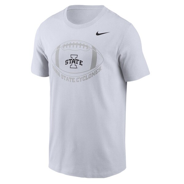 Nike® Cyclones Football White T-Shirt